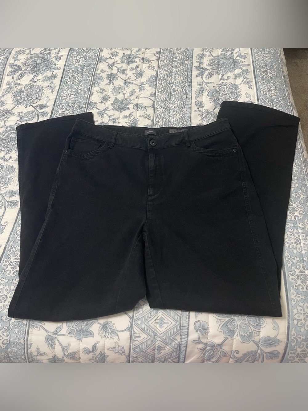 Women’s J.Jill High-Rise Bootcut Black Jeans
